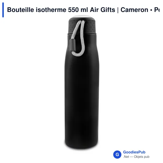 Bouteille isotherme 550 ml Air Gifts | Cameron - Image 5