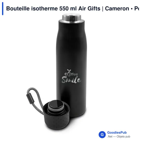 Bouteille isotherme 550 ml Air Gifts | Cameron - Image 6