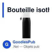 Bouteille isotherme 550 ml Air Gifts | Cameron - Miniature 7