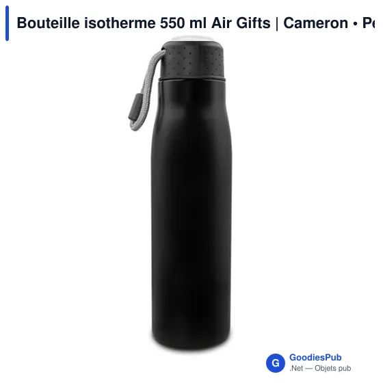 Bouteille isotherme 550 ml Air Gifts | Cameron - Image 7