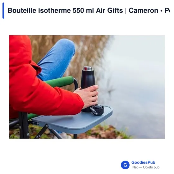 Bouteille isotherme 550 ml Air Gifts | Cameron - Image 10