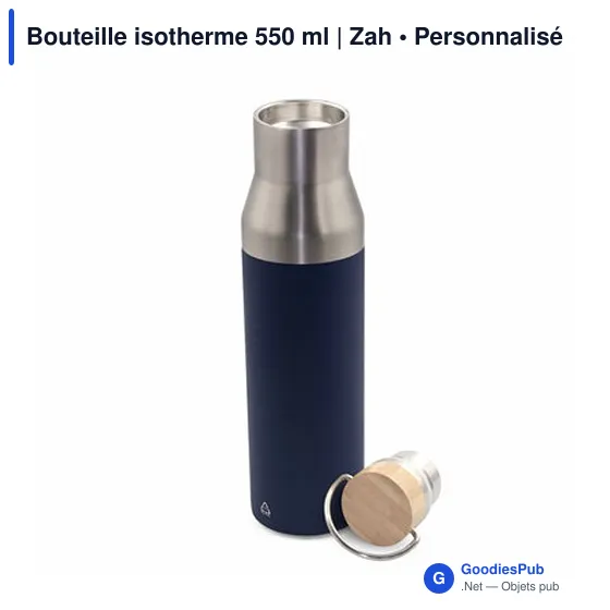 Bouteille isotherme 550 ml | Zah - Image 5