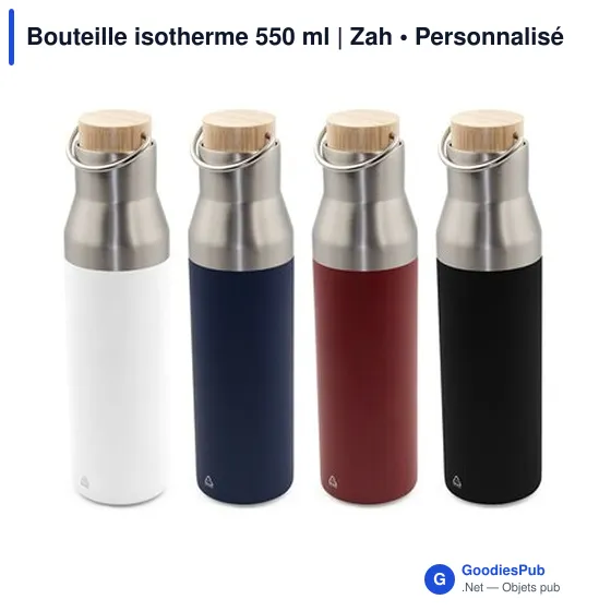 Bouteille isotherme 550 ml | Zah - Image 9