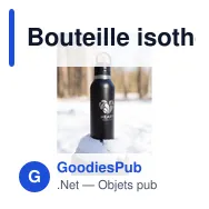 Bouteille isotherme personnalisable 700 ml avec logo | Marcelo - Miniature 2