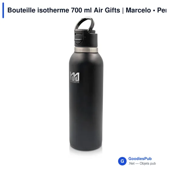 Bouteille isotherme personnalisable 700 ml avec logo | Marcelo - Image 3