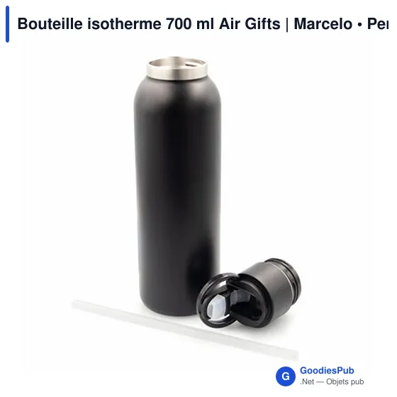 Bouteille isotherme personnalisable 700 ml avec logo | Marcelo - Image 5
