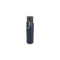 Variante Gris - Bouteille isotherme personnalisable finition mate 600 ml avec logo - Mousqueton
