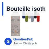 Bouteille isotherme personnalisable toucher doux 500 ml avec logo - Alchemy - Miniature 1