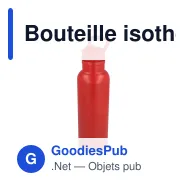 Bouteille isotherme personnalisable 500 ml en inox avec logo - Dario - Miniature 4