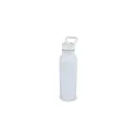 Variante Blanc - Bouteille isotherme personnalisable 500 ml en inox avec logo - Dario