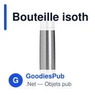 Bouteille isotherme personnalisable 1 000 ml avec logo - Quentin - Miniature 4