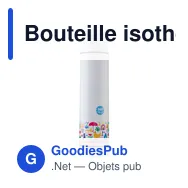 Bouteille isotherme personnalisable 1 000 ml avec logo - Quentin - Miniature 8