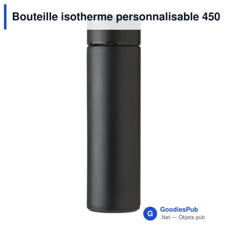 Bouteille isotherme personnalisable 450 ml avec logo - Fatima