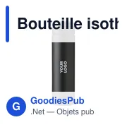 Bouteille isotherme personnalisable 450 ml avec logo - Fatima - Miniature 2