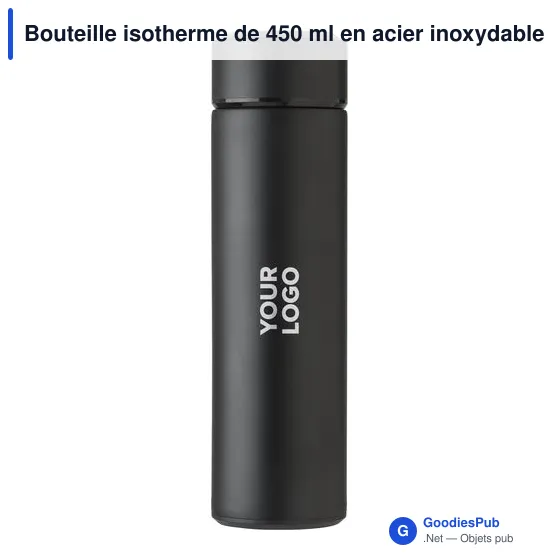 Bouteille isotherme personnalisable 450 ml avec logo - Fatima - Image 2