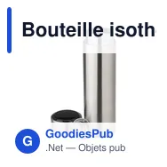 Bouteille isotherme personnalisable 450 ml avec logo - Fatima - Miniature 11