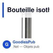 Bouteille isotherme personnalisable 450 ml avec logo - Fatima - Miniature 7