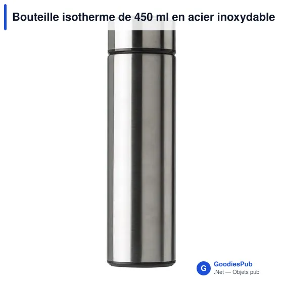 Bouteille isotherme personnalisable 450 ml avec logo - Fatima - Image 7