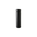 Variante noir - Bouteille isotherme personnalisable 450 ml en acier inoxydable - Maryavec logo