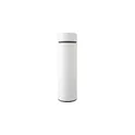 Variante blanc - Bouteille isotherme personnalisable 450 ml en acier inoxydable - Maryavec logo