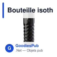 Bouteille isotherme personnalisable 450 ml en acier avec logo - Miniature 12