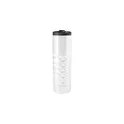 Variante blanc - Bouteille isotherme personnalisable 450 ml en acier avec logo