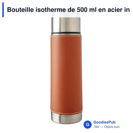 Bouteille isotherme de 500 ml en acier inoxydable Bernard