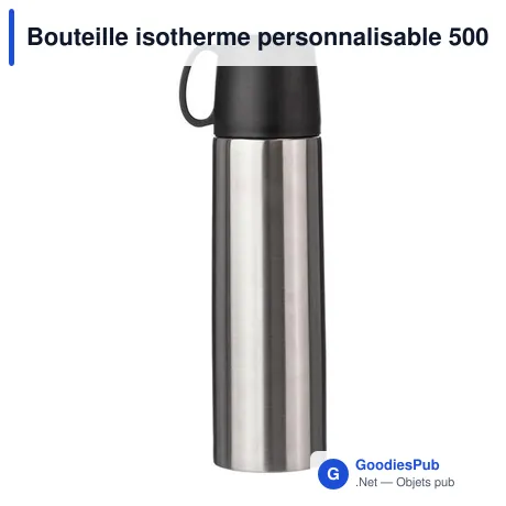 Bouteille isotherme personnalisable 500 ml avec logo - Jan