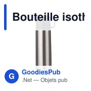 Bouteille isotherme personnalisable 500 ml avec logo - Jan - Miniature 2