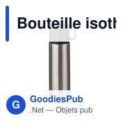 Bouteille isotherme personnalisable 500 ml avec logo - Jan - Miniature 4
