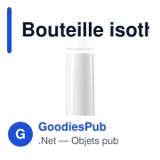 Bouteille isotherme personnalisable 500 ml avec logo - Mona - Miniature 5