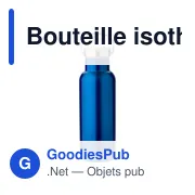 Bouteille isotherme de 500 ml en acier inoxydable Odette - Miniature 7