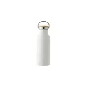Variante blanc - Bouteille isotherme de 500 ml en acier inoxydable Odette