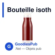 Bouteille isotherme de 500 ml en inox recyclé Aline - Miniature 1