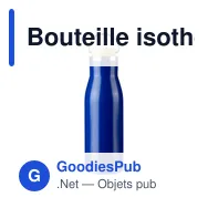 Bouteille isotherme de 500 ml en inox recyclé Aline - Miniature 2