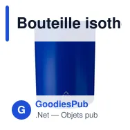 Bouteille isotherme de 500 ml en inox recyclé Aline - Miniature 11