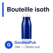 Bouteille isotherme de 500 ml en inox recyclé Aline - Miniature 3