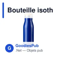 Bouteille isotherme de 500 ml en inox recyclé Aline - Miniature 6