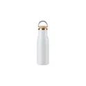Variante blanc - Bouteille isotherme de 500 ml en inox recyclé Aline