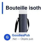 Bouteille isotherme personnalisable 750 ml avec logo - Alexandros - Miniature 1