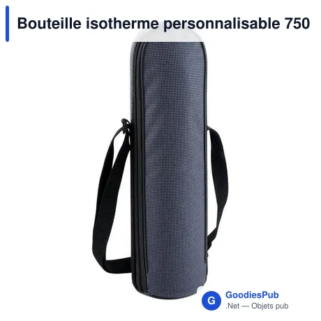 Bouteille isotherme personnalisable 750 ml avec logo - Alexandros