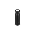 Variante Noir - Bouteille isotherme personnalisable 600 ml avec bec et logo - Waterdrop