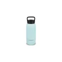 Variante Bleu pastel - Bouteille isotherme personnalisable 600 ml avec bec et logo - Waterdrop