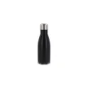 Variante Noir - Bouteille isotherme personnalisable 260 ml en inox avec logo - Swing