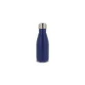 Variante Bleu foncé - Bouteille isotherme personnalisable 260 ml en inox avec logo - Swing