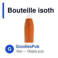 Bouteille isotherme personnalisable 500 ml en inox avec logo - Swing - Miniature 6
