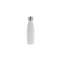 Variante Blanc - Bouteille isotherme personnalisable 500 ml en inox avec logo - Swing