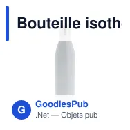 Bouteille isotherme personnalisable 750 ml en inox avec logo - Swing - Miniature 3
