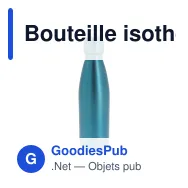 Bouteille isotherme personnalisable 500 ml en inox avec logo - Swing Luxe - Miniature 4
