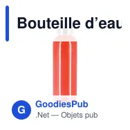 Bouteille d’eau personnalisable transparente 500 ml avec logo - Jane - Miniature 3